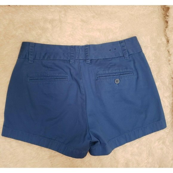 J. Crew Womens Sz 2 Blue Denim Chino Shorts - Picture 8 of 9